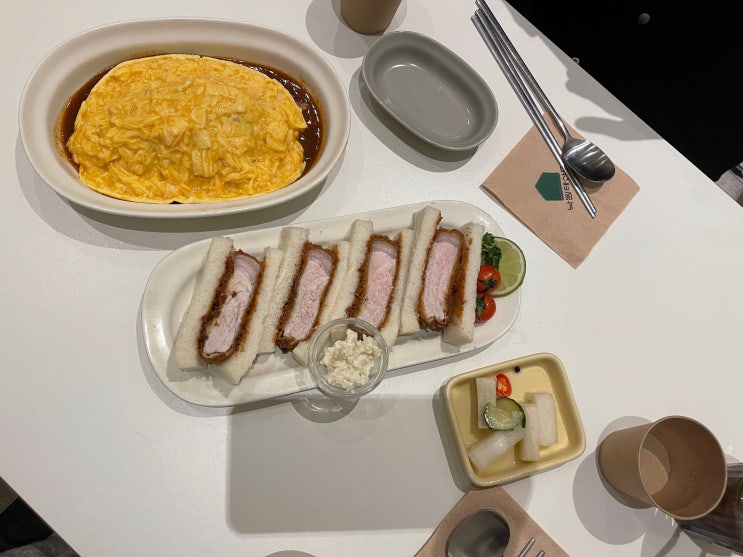 용산아이파크몰 낙원테산도 오리지널산도 낙원오믈렛 완벽한 식사