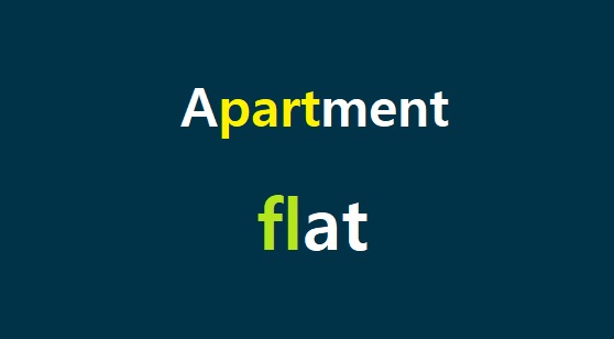 [영어 어원 문법] apartment VS flat ! 미국식 VS 영국식! 아파트 정의의 차이! a flat 의 다의성!