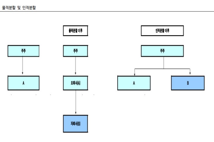 물적분할을 이용한 대주주 갑질을 막아야 한다.