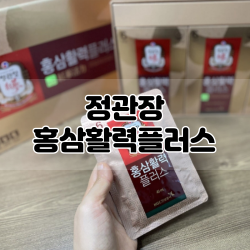  [정관장] 설 선물, 부모님 선물로 좋은 홍삼활력플러스 홍삼 명절선물로 면역, 건강 챙기기