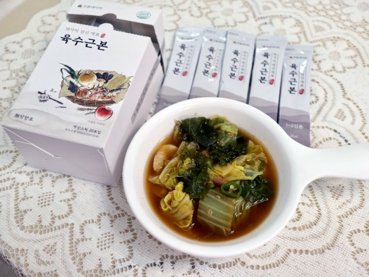  액상육수 추천 프롬네이처 육수근본 쉬운집밥 간편해요