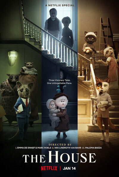 넷플릭스, 애니메이션 영화 '더 하우스(The House)', 영국, 2022 넷플릭스, 애니메이션 영화 '더 하우스(The House)', 영국, 2022