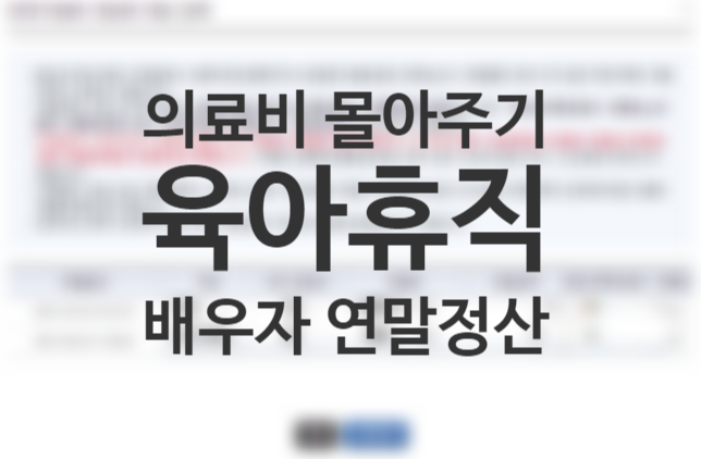 배우자 출산휴가 육아휴직 연말정산 하는방법, 총급여액 500만원 공제대상 항목 (+맞벌이 부부 의료비 몰아주기 안경구입비) 배우자 출산휴가 육아휴직 연말정산 하는방법, 총급여액 500만원 공제대상 항목 (+맞벌이 부부 의료비 몰아주기 안경구입비)