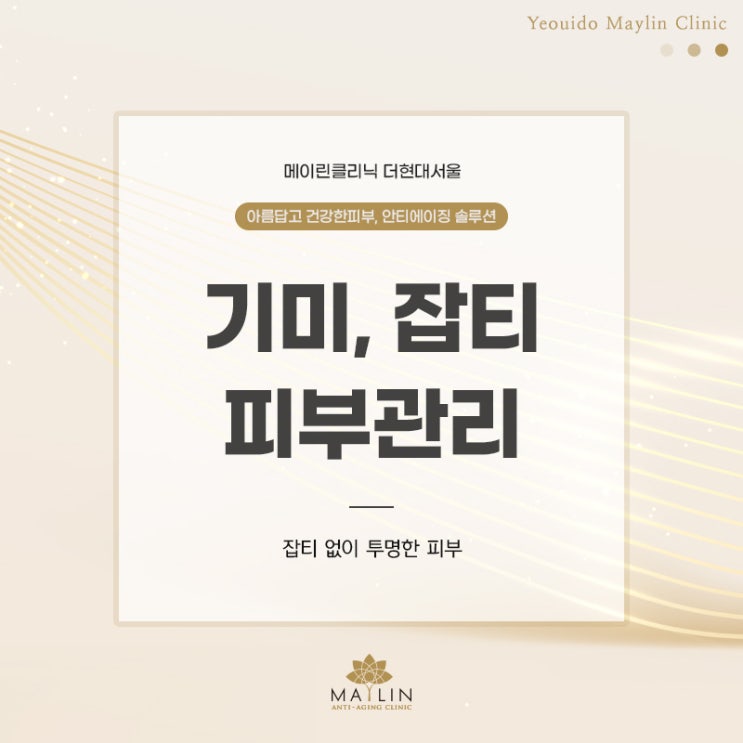  기미,잡티 피부관리 깨끗화고 투명한 피부관리