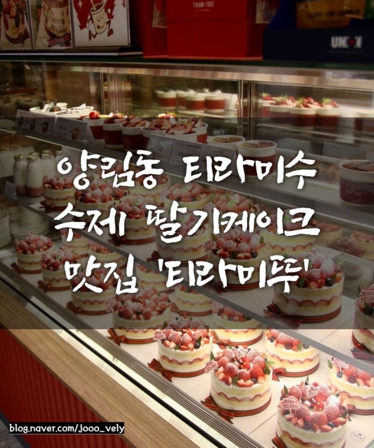  [양림동 티라미뚜] 광주 수제 딸기케이크 맛집 티라미수 맛집