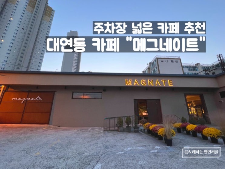  대연동 카페 추천 - 메그네이트 (BTS 지민 부모님 카페) / 주차장 있는 카페