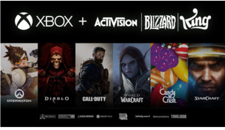  [허걱]Microsoft, Activision-Blizzard 보도 자료에서 Microsoft의 주식 현금 제안 당 95달러, 총 거래 금액 68.7달러 확인b