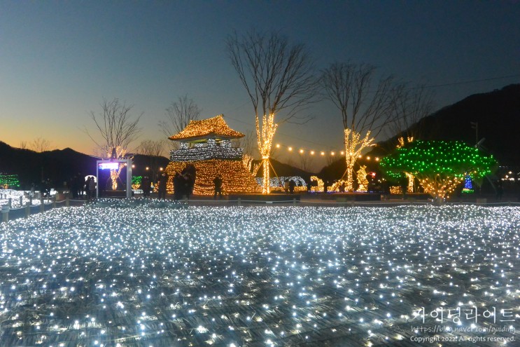 양산 "황산공원 불빛 정원" - 가족 또는 연인끼리 가볼만한 곳