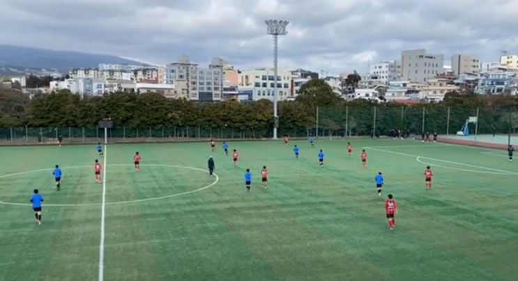 [김포FC U-18 동계훈련 5일차] 연습경기