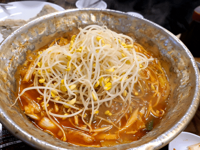 성남 모란역 매운 양푼 등갈비에 곤드레 밥맛집 : 성원식당
