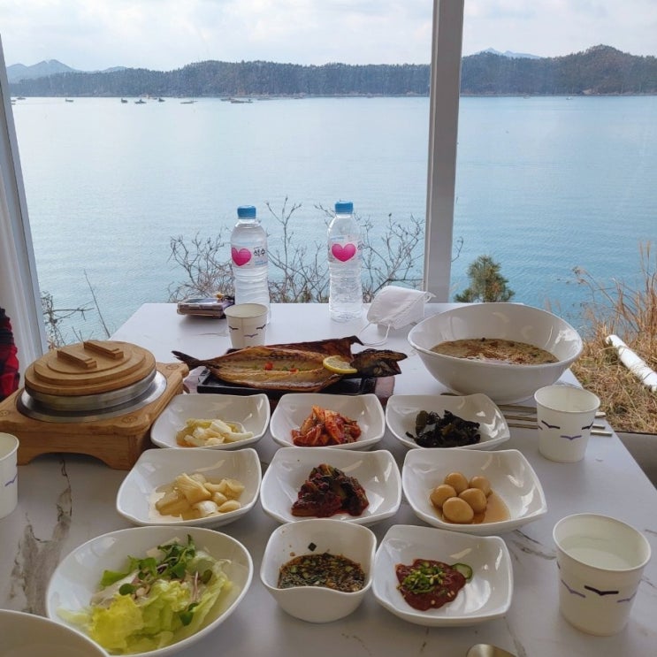  진도 맛집 꽃피는 전복식당2 쏠비치 부근 점심특선 단품 메뉴