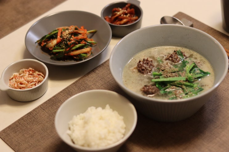  순대국만들기 순대국밥 초간단 레시피