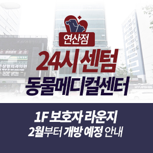  센텀 연산점 보호자 라운지 2월부터 개방 예정 안내 (24시 센텀동물메디컬센터 연산점)