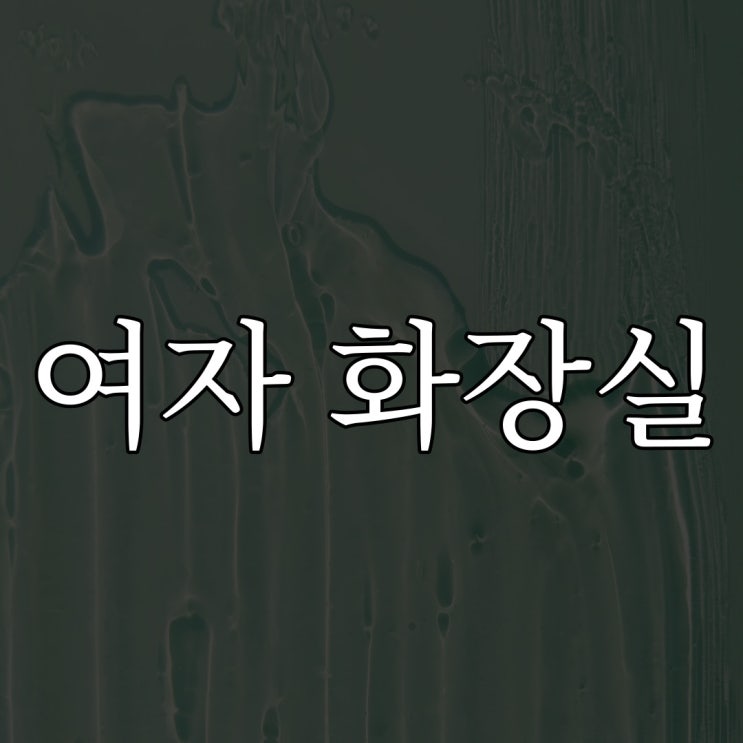  여자화장실에서 만난 남자 / 실화 도시 소름끼치는 짧은 무서운 이야기