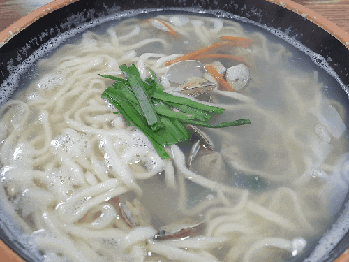  대구 북구 운암지 맛집 갯벌바지락손칼국수