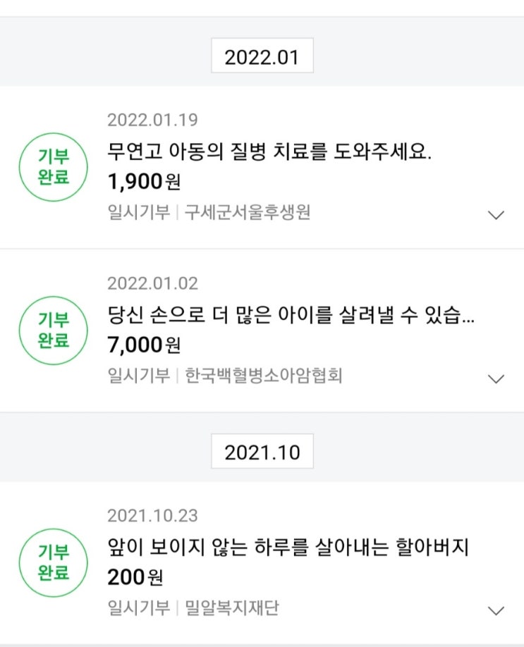 2022년 새해 첫 기부 인증 (feat. 네이버 블로그 이벤트) 2022년 새해 첫 기부 인증 (feat. 네이버 블로그 이벤트)