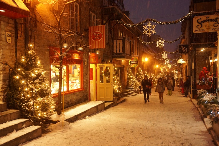 캐나다 퀘벡 여행의 추억 (12월 눈내린 크리스마스)