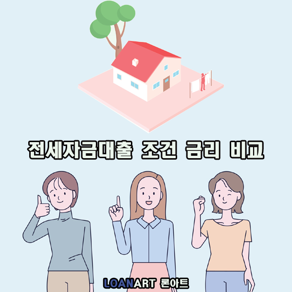  전세자금대출 한도확인 금리비교