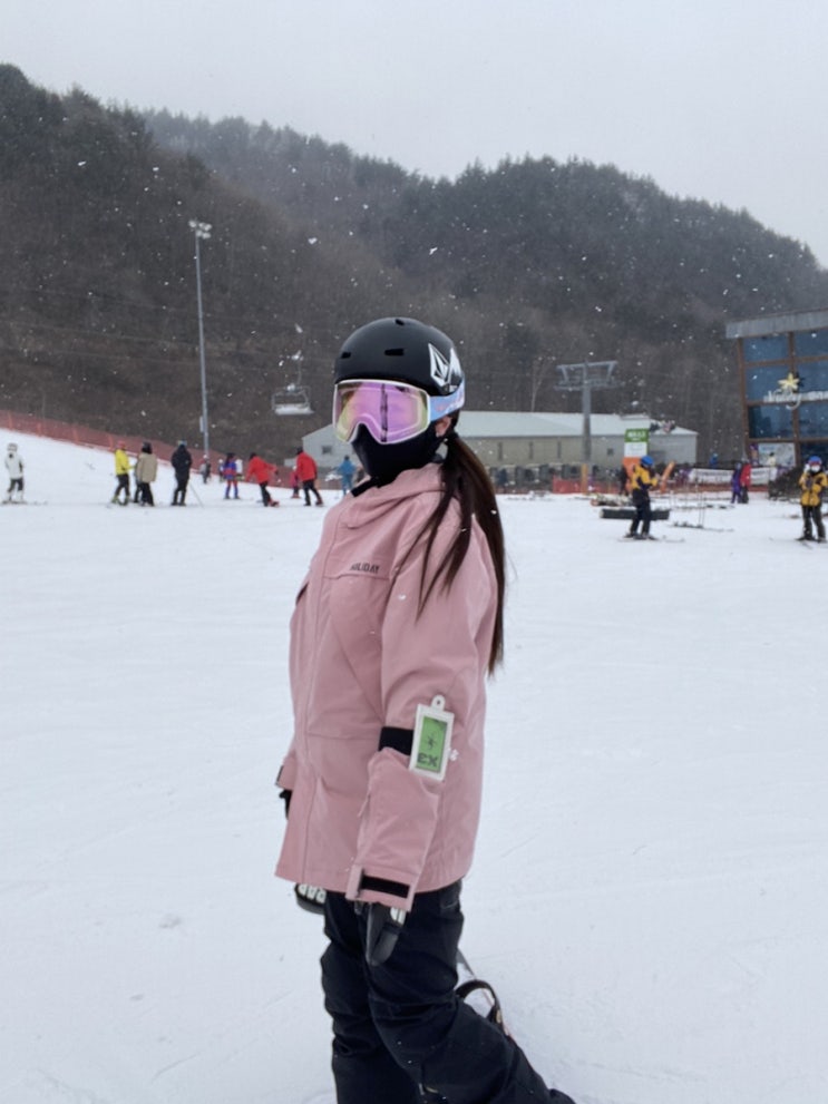  꽃보더 전향각 초보 / 홀리데이 보드복 / 버튼 프리드백 / 바라클라바 추천 헬로우 마스클라바 / 하이원 용우동