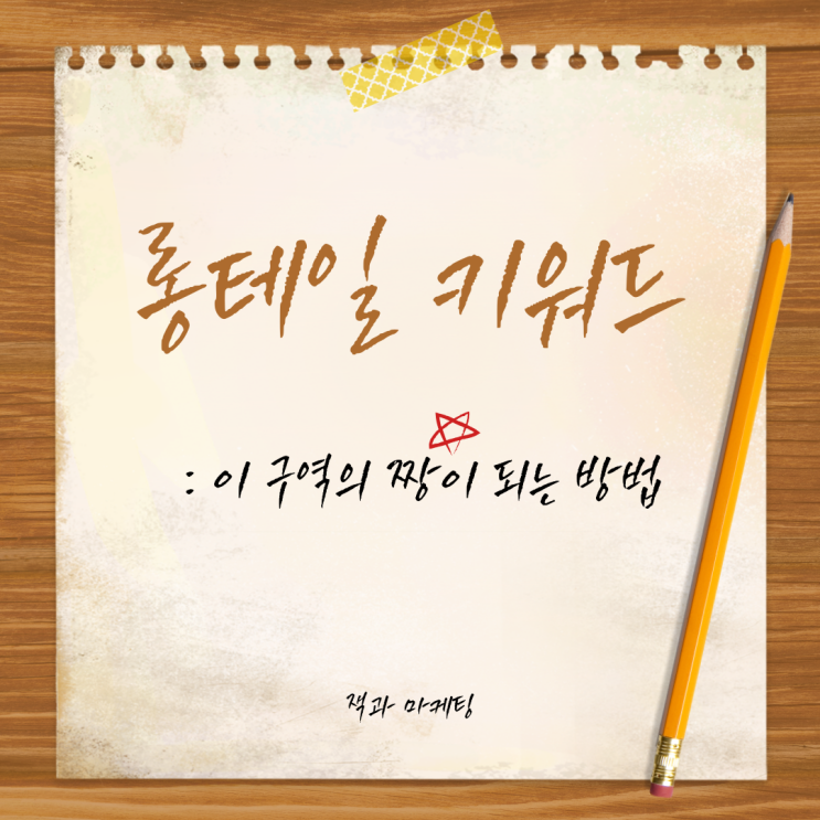  롱테일키워드 SA마케팅 : 이 구역의 짱이 되는 방법