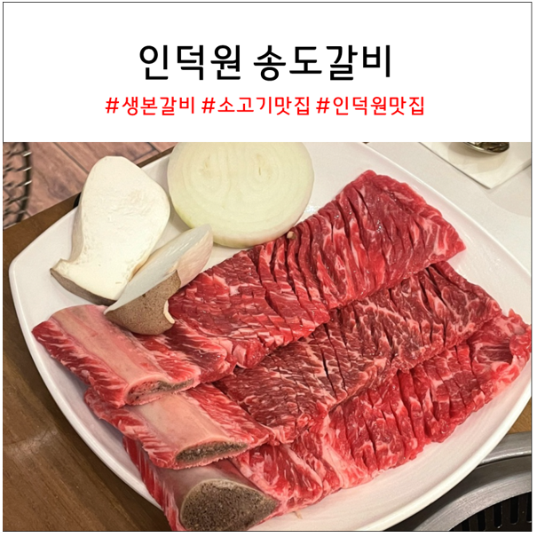 평촌 인덕원 맛집 송도갈비에서 소갈비 내돈내산 리뷰