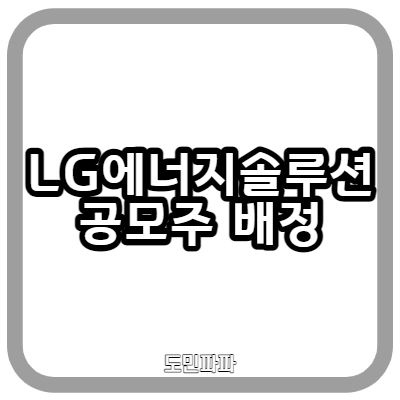  LG에너지솔루션 공모주 총 12개 배정받았습니다.