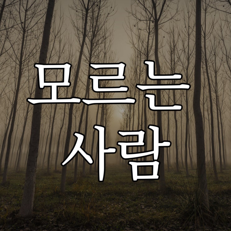  모르는 사람 차에 태우지 마라 / 웃대 레전드 공포 이야기