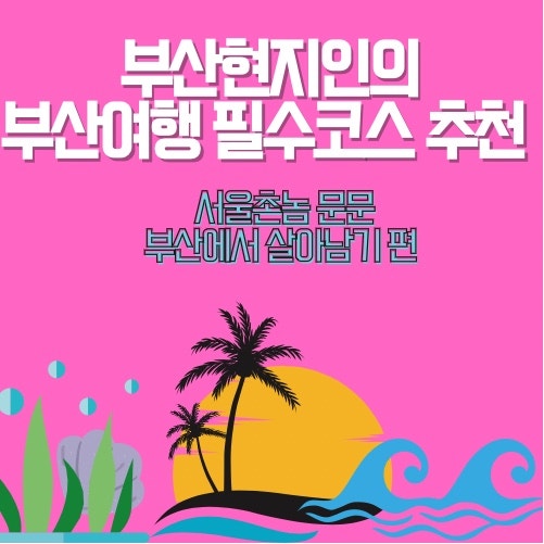●부산을 좋아하는 곳을 현명하게 고르는 법 5