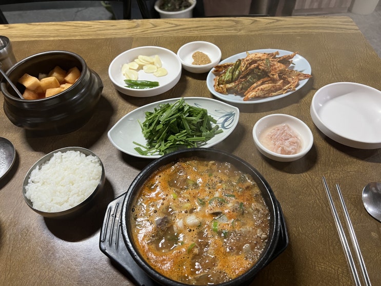 추운겨울 따뜻한 국밥집 "덕천순대국밥"