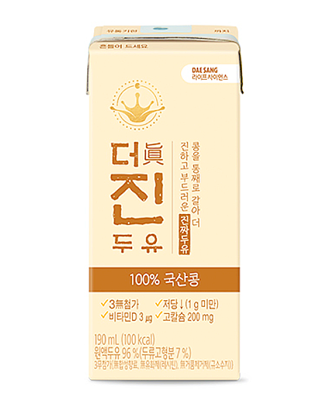  대상 더 진두유/국산콩 두유