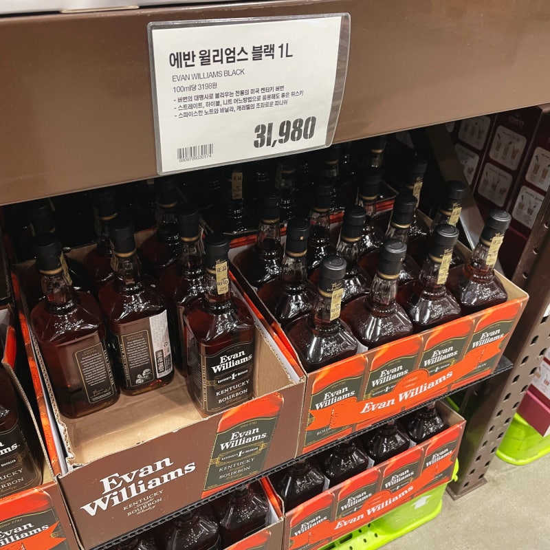 가성비 갑 위스키, 에반 윌리엄스 블랙 1L 이마트 트레이더스에서 구입 : 네이버 블로그 가성비 갑 위스키, 에반 윌리엄스 블랙 1L 이마트 트레이더스에서 구입 : 네이버 블로그
