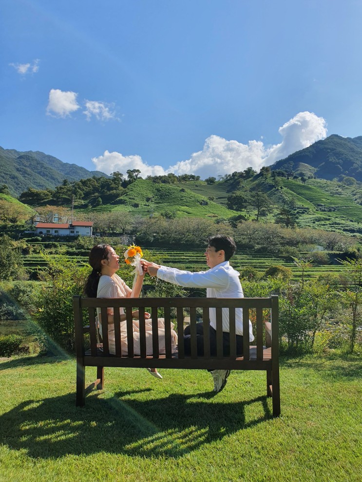 [하동 숙소] "두번째 벚꽃"에서 결혼기념일 셀프촬영을 하다