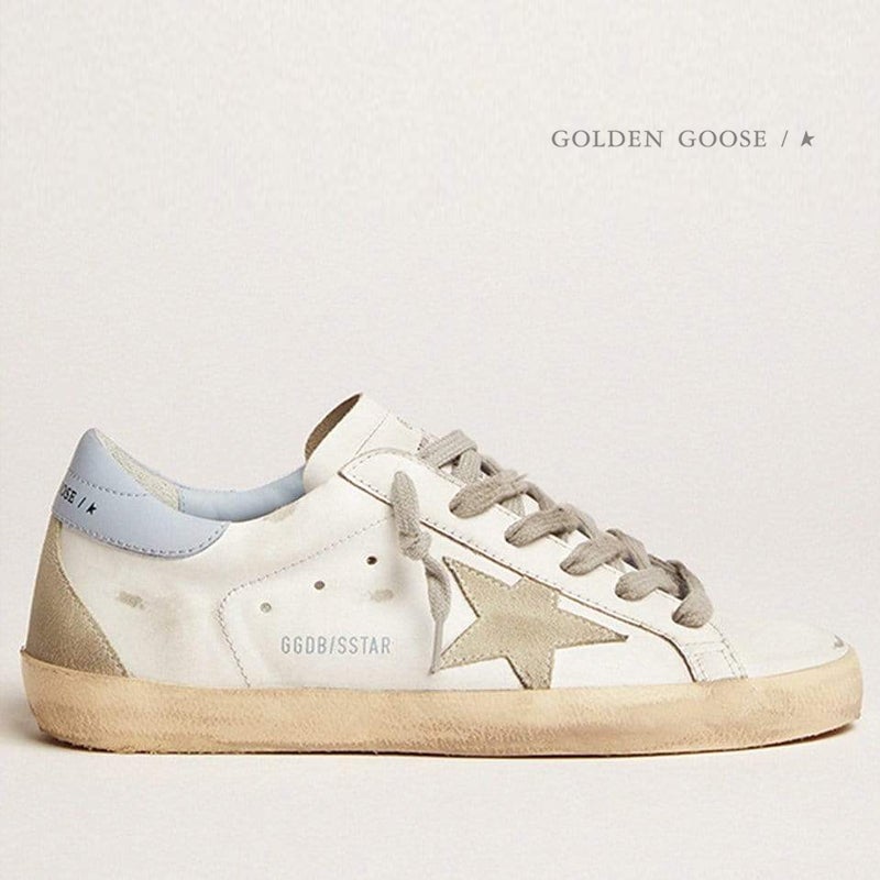 골든구스 SUPERSTAR 스카이블루탭 여성 스니커즈 WT
