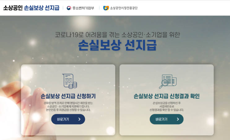  1월 19일 부터 소상공인 손실보상 선지급 4분기 신청 방법은?