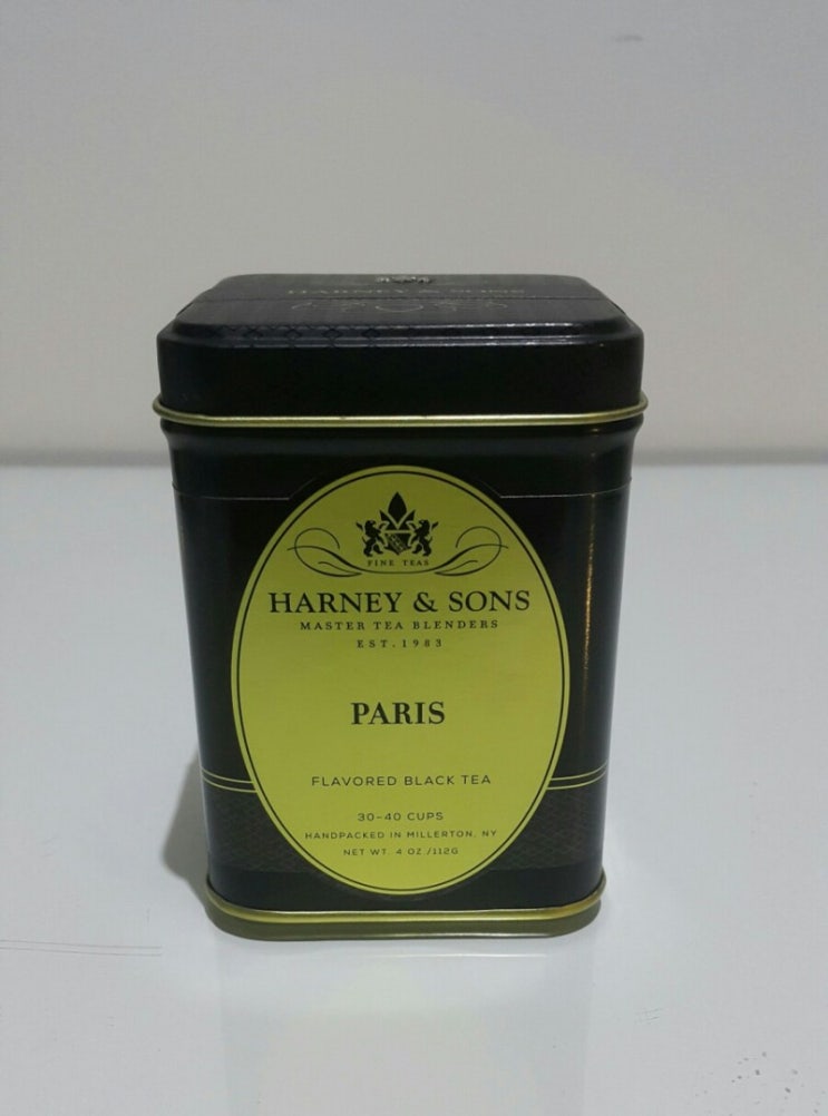 하니 앤 손스 홍차 Paris Flavored Black Tea/홍차 즐기기
