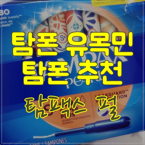  탐폰 유목민 정착하게 만든 탐팩스펄 (탐폰비교)