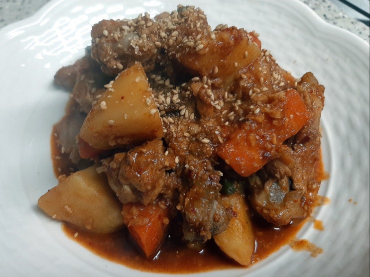  닭볶음탕 만들기 :  ( 부제) 어린이용 치즈찜닭만들기
