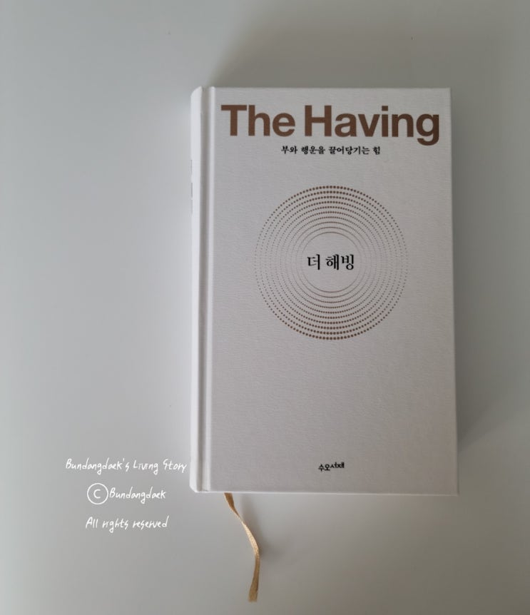  [도서] 요즘 읽는  책: 더 해빙(The Having) / 미래의 부
