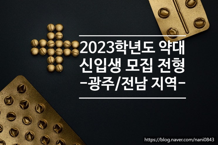 모집전형 - 광주/전남지역 <b>목포대</b>, <b>순천대</b>, 전남대, 조선대