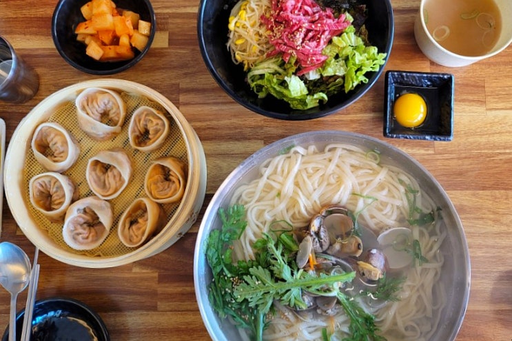  초읍 산청 칼국수 어린이대공원 맛집