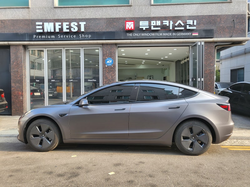 인천 서구 / 랩핑 / 테슬라 / 모델3