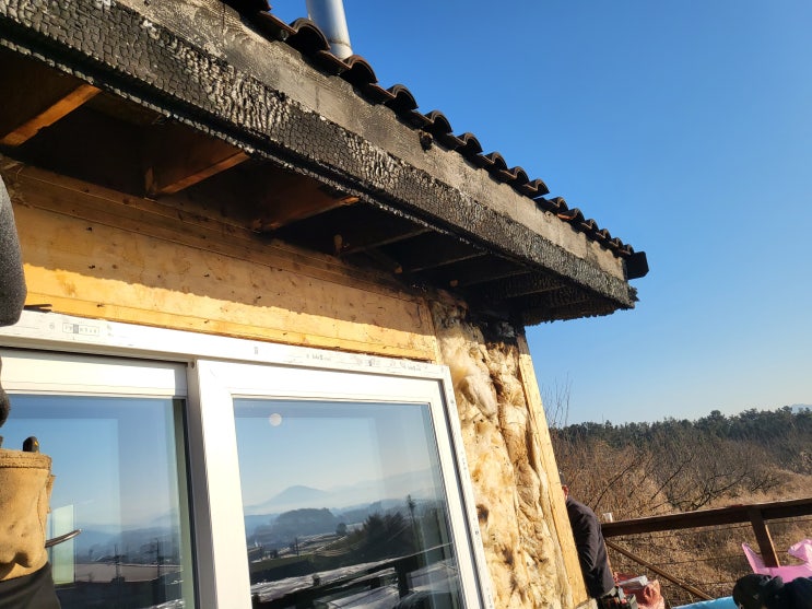  대구화재청소 경산 전원주택 청소로 원상복구