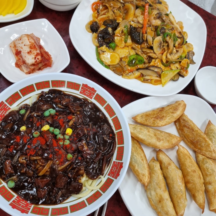  스타벅스 보온병 텀블러 / 수타면맛집 용전옛날손짜장