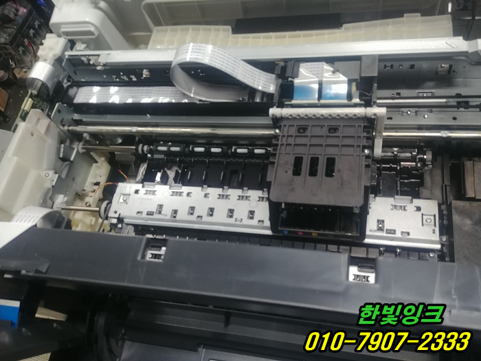 인천 계양구 동양동 무한잉크 A3복합기  HP오피스젯7740 프린터 카트리지문제  무한칩 수리 교체설치