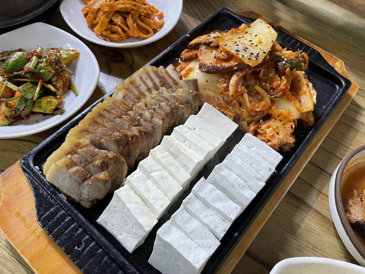  인천시청맛집 : 정가네할머니손두부집 , 보쌈 두부김치 맛집 , 꼭가보세요! 구월동한식집 , 간석동한식집