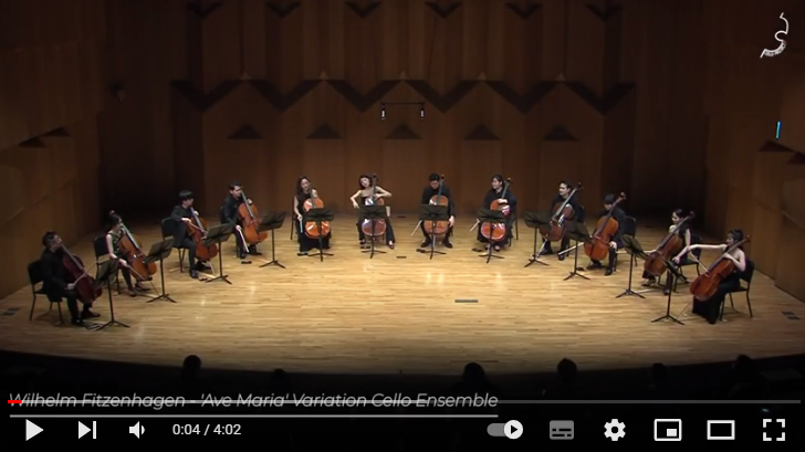Wilhelm Fitzenhagen - 'Ave Maria' Variation Cello Ensemble ㅣThe Cellists of KNUA
