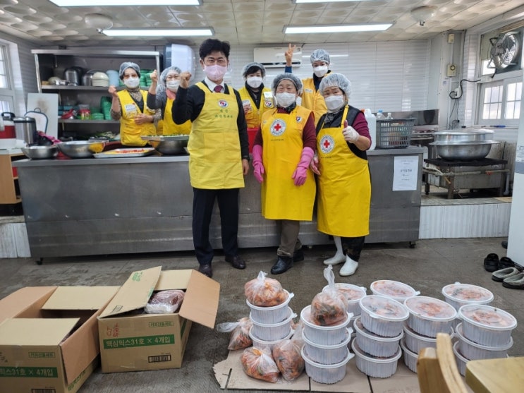  선단사랑봉사회 설맞이 음식나눔 행사
