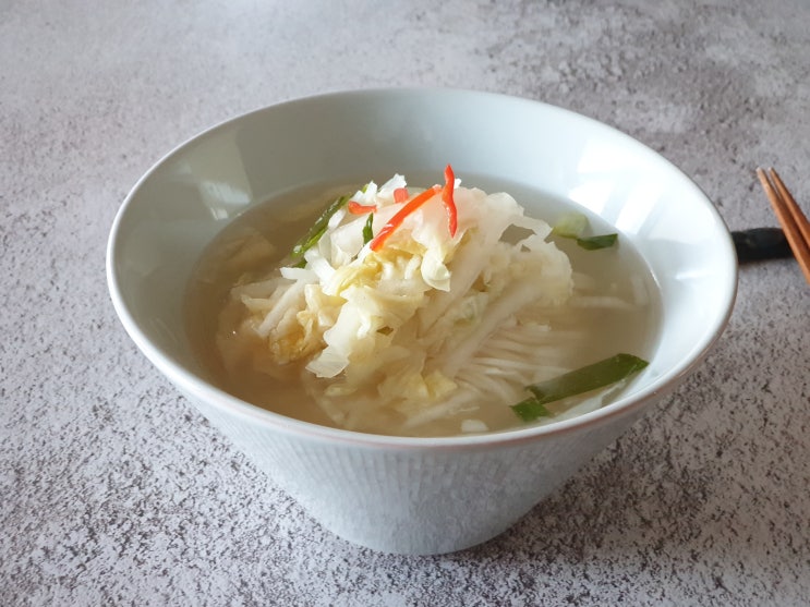  백김치말이국수