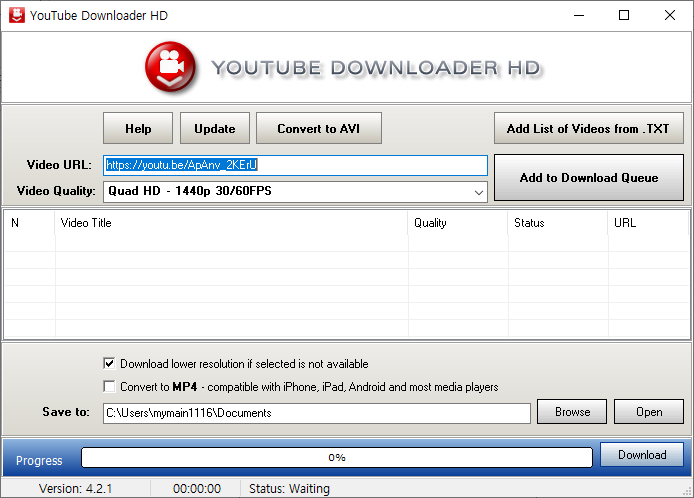  Youtube Downloader HD 4.2.1