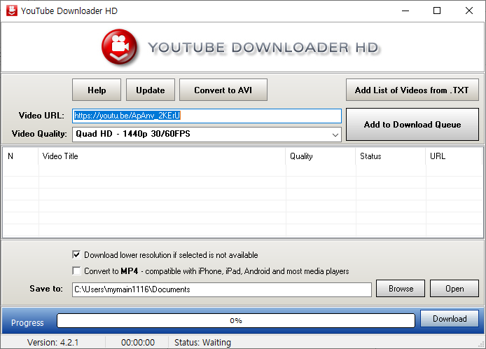 Youtube Downloader HD 4.2.1 : 네이버 블로그